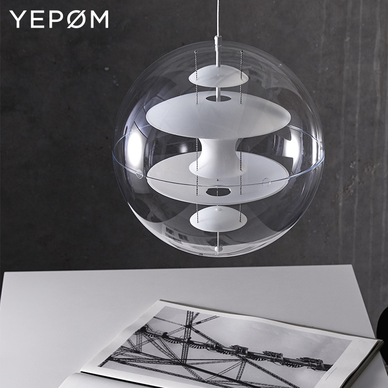 现货丹麦Verpan VP Globe球形吊灯星球灯设计师灯具简约现代_虎窝淘