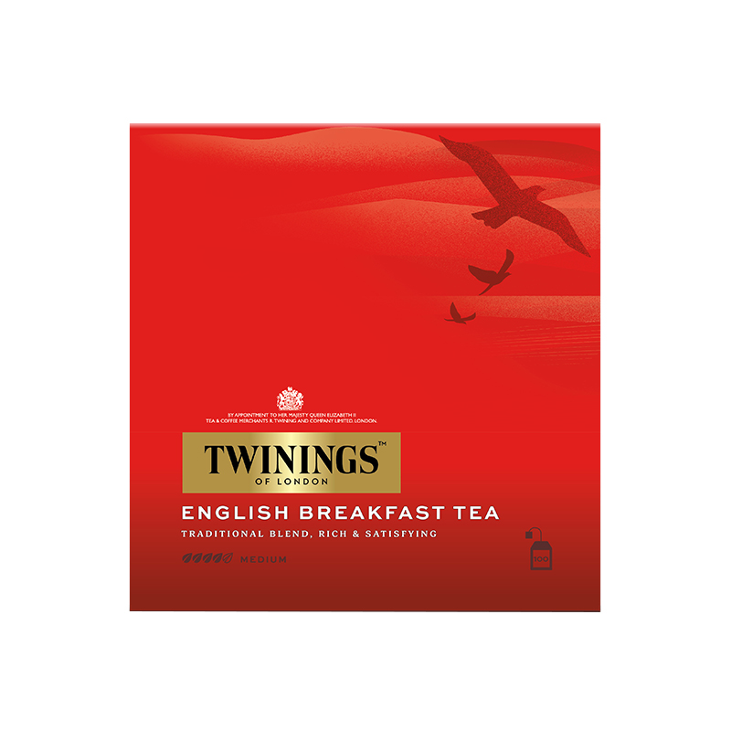 twinings川宁英式早餐红茶100入茶包锡兰阿萨姆奶茶量贩装下午茶-图3