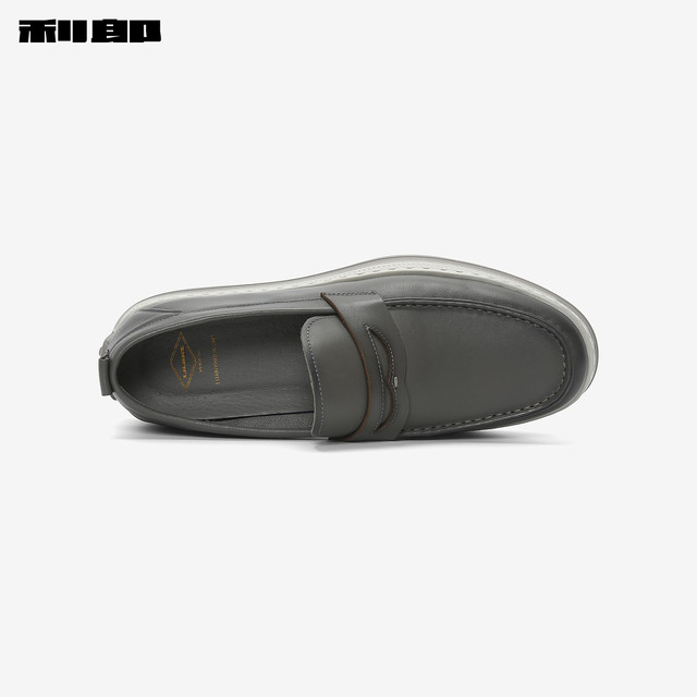 LiLang official first-layer cow leather summer casual shoes
