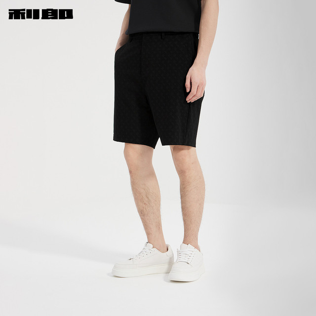 Lilang official micro wide elastic trousers casual shorts