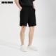 Lilang official micro wide elastic trousers casual shorts