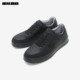 LiLang official cow leather contrast stitching casual sneakers