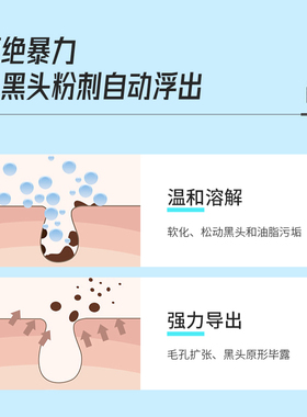 微泉冰点去黑头精华液美容院温和吸黑头导出液白头粉刺男女适用
