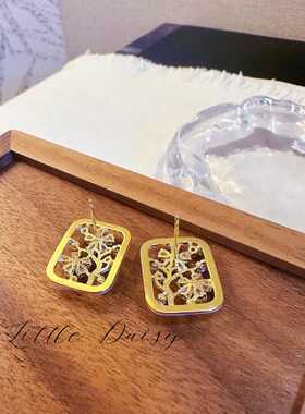 蝴蝶925银针小众LittleDaisy仙气