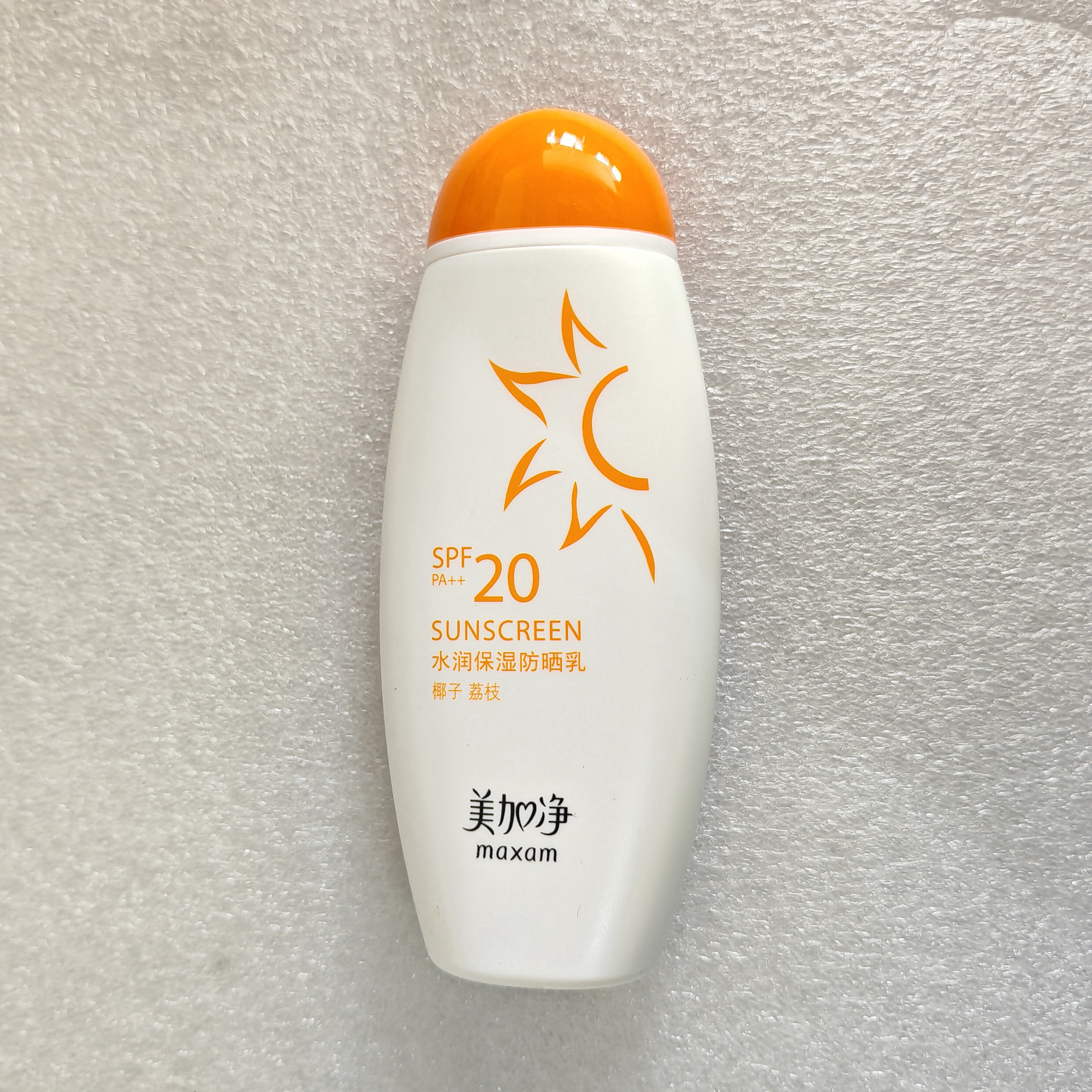 26年3月到期 美加净水润保湿防晒乳SPF20PA++100ml 椰子荔枝温和 - 图1