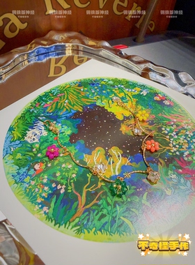 不奇怪手作彩色复古vintage花朵秋季唯美ins风法式浪漫金色手链孤