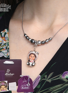 萌趣趣风小众设计儿童礼物锁骨链