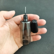 30ml black empty bottle PET squeeze type needlepoint bottle light tight needle tube bottle point glue bottle good oil injection bottle slim