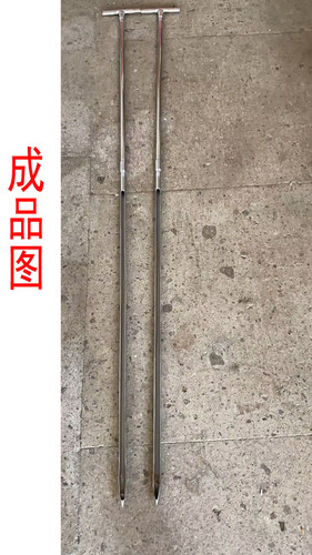 T型稀土不锈钢加厚取样器对接加长金属油泥矿粉颗粒粉末304 - 图0