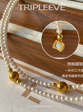 BABY珠大合集!天然淡水珍珠项链极光天女澳白小米珠3mm颈链锁骨链