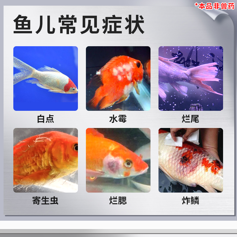 沃韦朗亚甲基蓝水族鱼专用鱼缸消毒杀菌观赏鱼锦鲤白点水霉非药品 - 图0