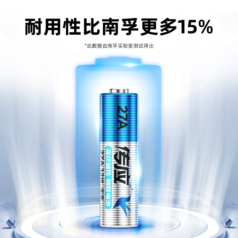 正品南孚27A12V小号电池lr安27A12V伏27v12a打火机a27s门禁用电池-图1