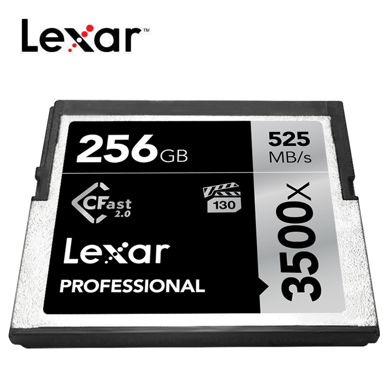 Lexar/雷克沙CF256G 3500X 525MB/s4K高速摄像机内存卡Cfast2.0卡 - 图0