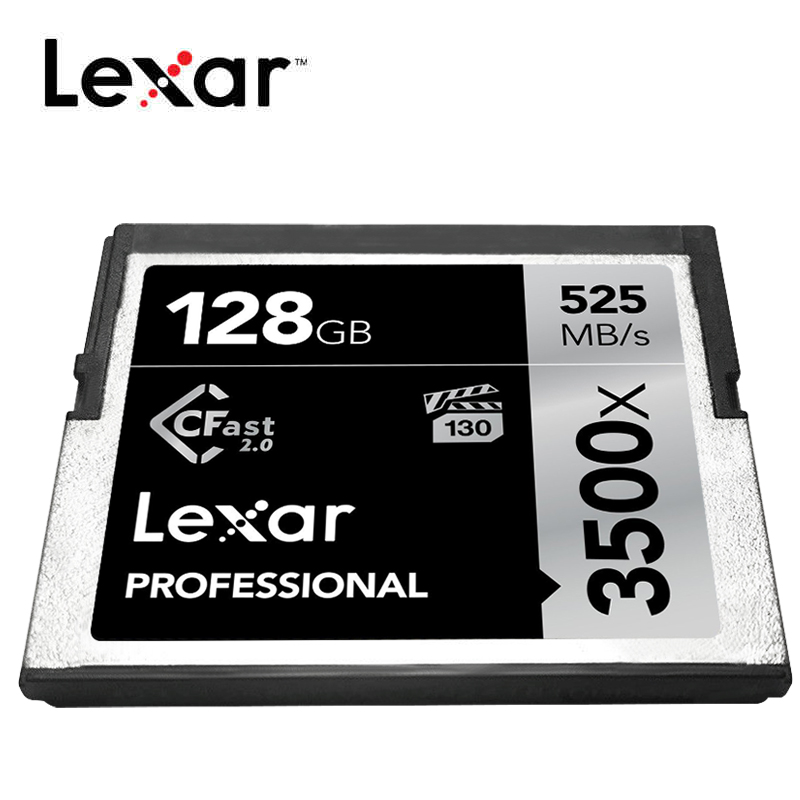 Lexar雷克沙CF 128G 3500X 525M Cfast2.0卡4K高速摄像相机内存卡 - 图1