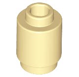 LEGO乐高3062b零件配件圆砖带纹圆砖1x1多色塑料拼装积木玩具儿童 - 图0