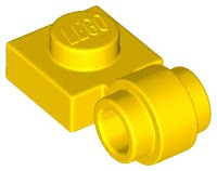 LEGO 4081乐高零件1x1带铰链修正板多色塑料拼装积木玩具男孩益智 - 图1