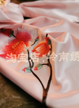 刺绣丝绸礼品包装盒长围巾