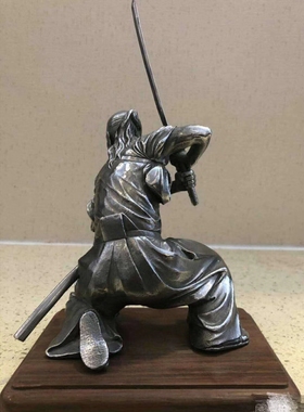 汉威金属摆件日本武士