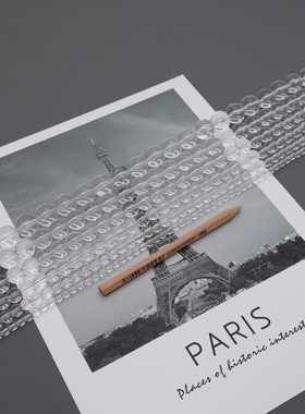 原创天然白水晶项链双头佛牌挂链男女款颈链锁骨链简约轻奢小透明