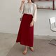 Cherry high-waisted skirt for autumn and winter suits