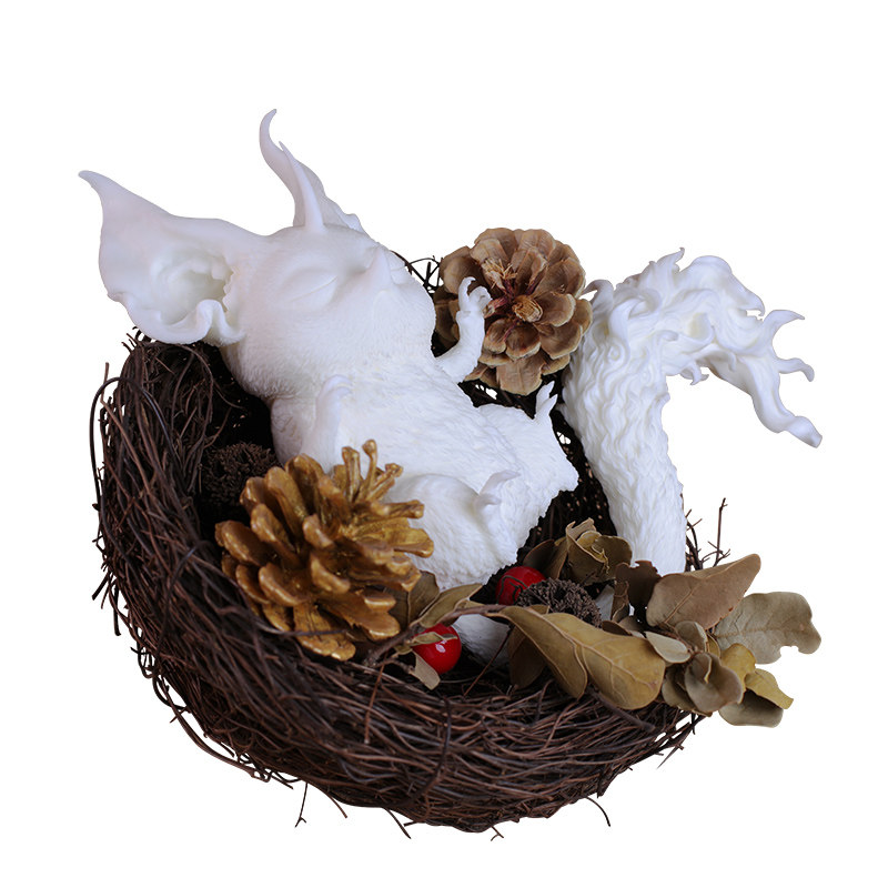 末那末匠丨凡仔《彼方童话系列眠精灵》白件GK套件潮玩艺术手办 - 图3