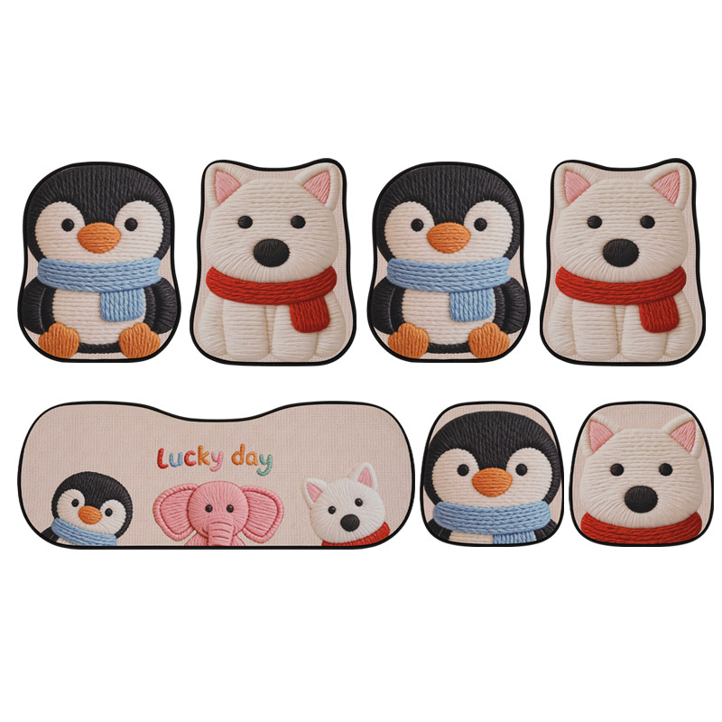 汽车坐垫四季通用冬季可爱座垫网红半包座椅套新款女士高级感座套,淘宝优惠券,粉丝福利购,淘宝优惠卷