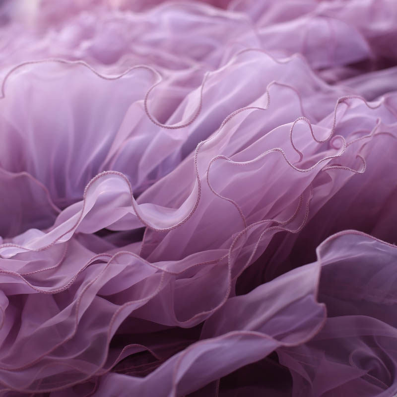 20欧根纱蕾丝花边 粉白色边缩褶花边 木耳边袖口领口新款硬挺推荐,淘宝优惠券,粉丝福利购,淘宝优惠卷