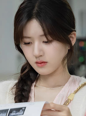 偷偷藏不住赵露思同款珍珠项链