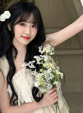 杨肸子同款花朵发夹甜美