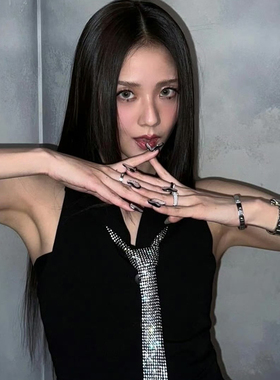 金智秀同款领带日韩潮酷个性