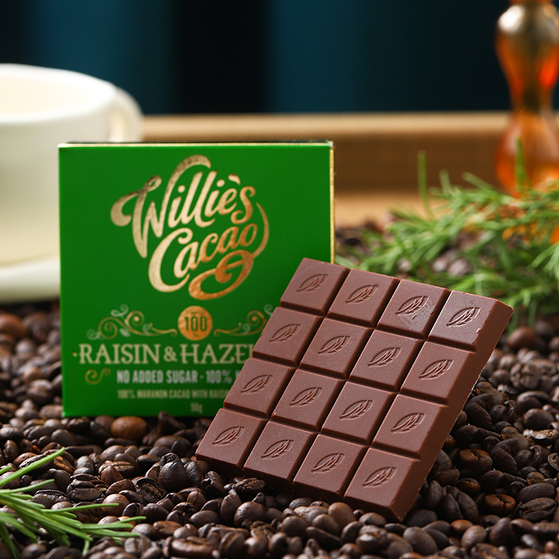 英国进口威理willie’s cacao纯黑巧克力牛奶抹茶排块零食休闲 - 图2