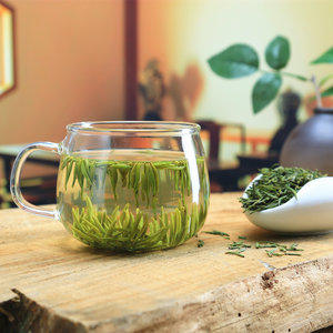 千岛湖银针茶明前特级头采2020新茶毛尖雀舌绿茶玉叶千岛绿园银针