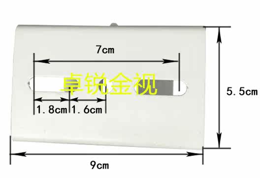 I-type vertical pole bracket straight pole aluminum alloy bracket surveillance camera shield and other camera brackets 25CM hoisting