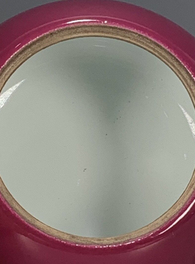 古董古玩老货收藏全美品大清雍正年制胭脂红茶壶