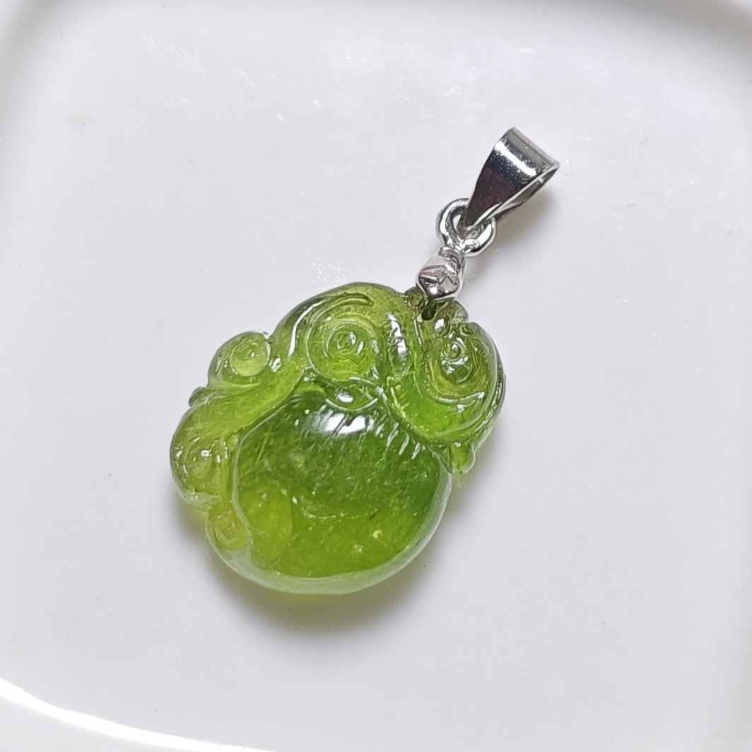 (新品优惠)巴西红黄蓝绿碧玺玻璃体吊坠雕刻如意树叶葫芦桃子挂坠,淘宝优惠券,粉丝福利购,淘宝优惠卷