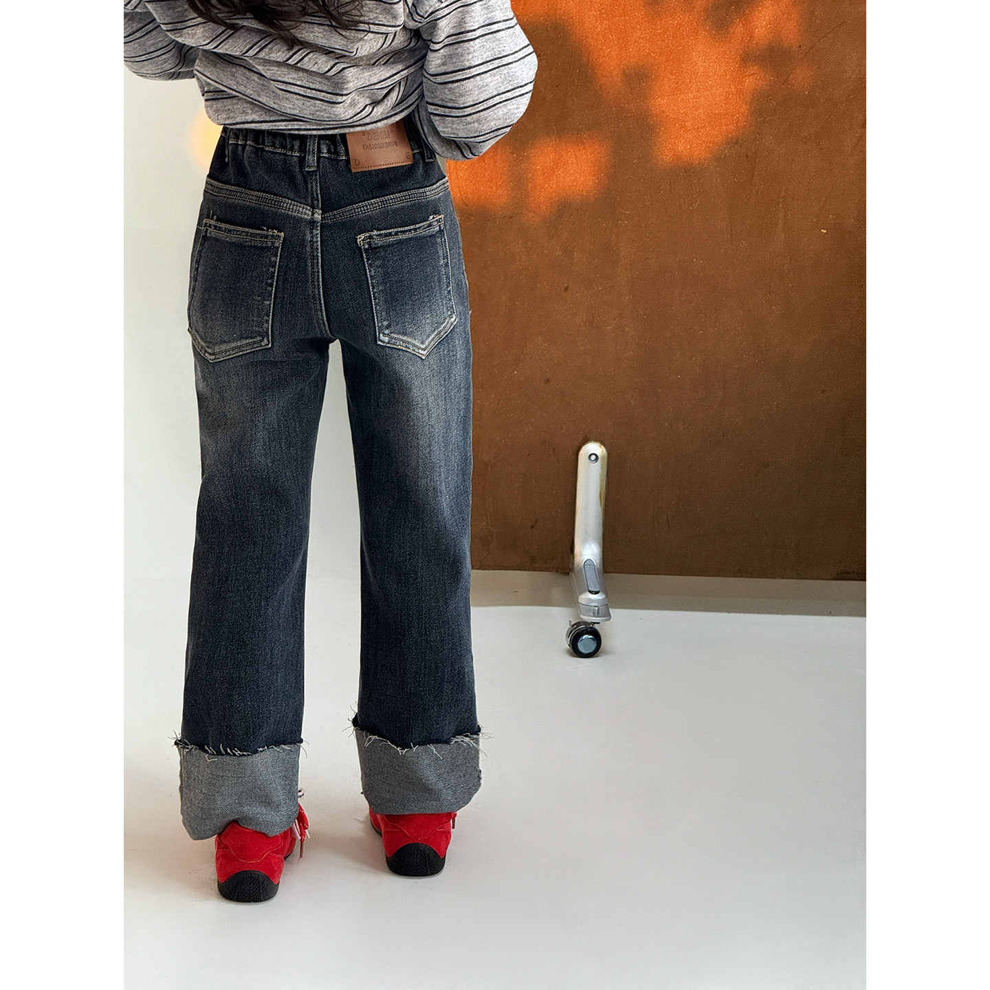 女童牛仔裤2025冬季新款儿童洋气加绒小脚裤中大童加厚裤子长裤潮,淘宝优惠券,粉丝福利购,淘宝优惠卷