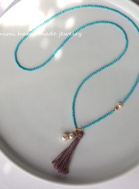 MIMI天然巴洛克珍珠葫芦吊坠项链