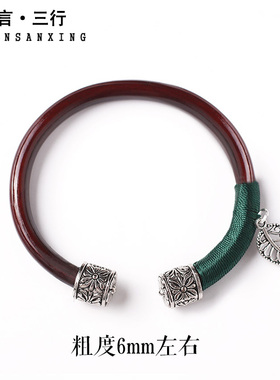 天然手镯藏银文艺情侣小清新