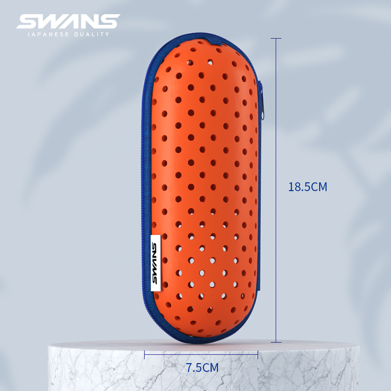 SWANS诗韵泳镜盒透气轻便眼镜专业防水游泳大号收纳便携游泳装备 - 图2