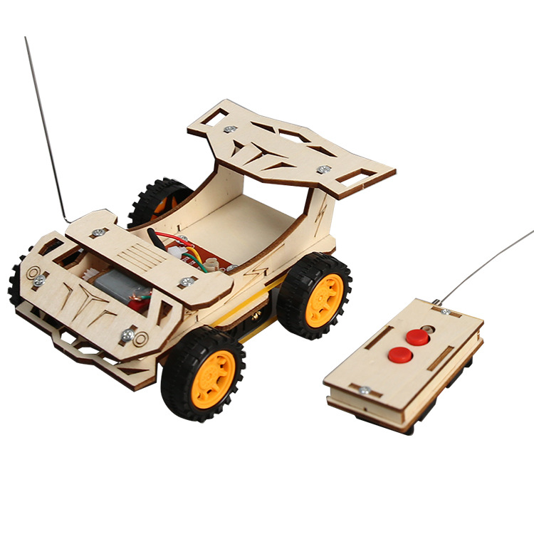 遥控赛车四驱科技小制作儿童科学实验教玩具小学生手工diy材料包