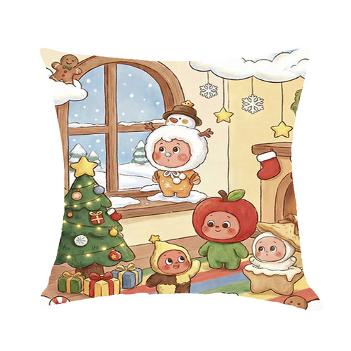 圣诞星星人十字绣抱枕2026年新款客厅沙发儿童卧室靠枕小件自己绣 - 图3