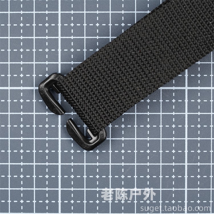 UTX多耐福DURAFLEX扣具Slotted Loop开口方扣SIMPLX方形扣C扣DIY - 图0