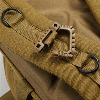 WOOJIN buckle WJ fastener MOLLE tactical D buckle Carabiner ອຸປະກອນເສີມ DIY ທີ່ມີນ້ໍາຫນັກສູງ