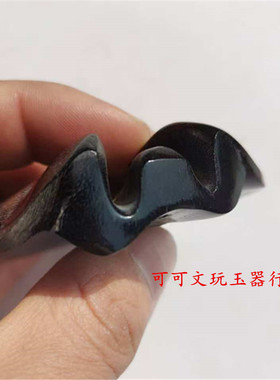 天然黑驴蹄子吊坠牌子随型手把平安鱼子纹可做刮痧板子纹驴蹄摆件