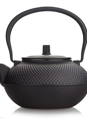 摆件铸铁烧水壶新中式复古铁茶壶