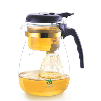 正品台湾76飘逸杯玻璃泡茶壶大号飘逸壶泡茶杯茶道杯易泡杯玻璃壶 虎窝淘