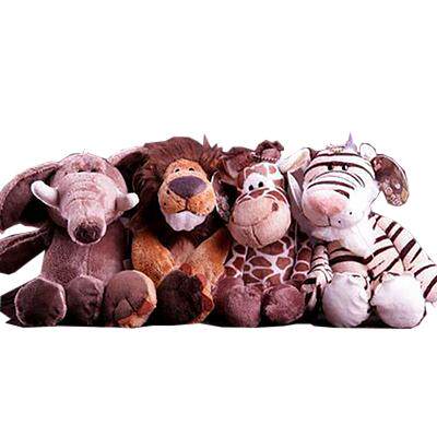 儿童节礼物毛绒玩具长颈鹿狮子老虎大象猴丑萌公仔布偶布娃娃玩偶 - 图3
