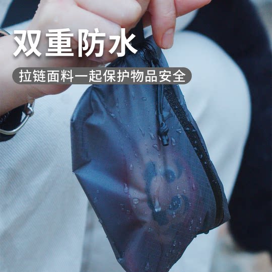 Lightweight, portable, waterproof coin wallet card bag