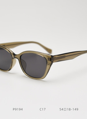 欧美新款黑色猫形复古偏光太阳眼镜女潮时尚网红个性街拍墨镜ins