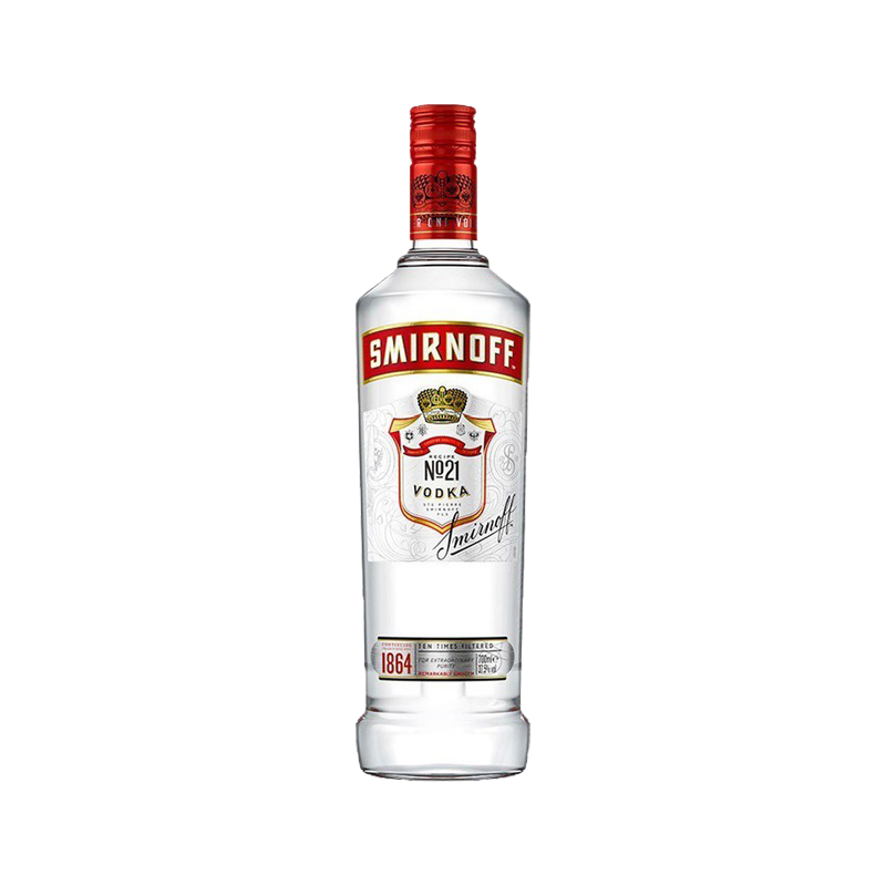 斯米诺伏特加 皇冠伏特加700ml斯米诺红牌SMIRNOFF VODKA洋酒基酒 - 图3